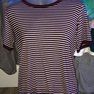 Striped Tee Size Medium